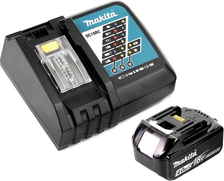 Produktbild Makita DGD 800 RM1J Akku Geradschleifer 18V + 1x Akku 4,0Ah + Ladegerät + Makpac (Exzenterschleifer)
