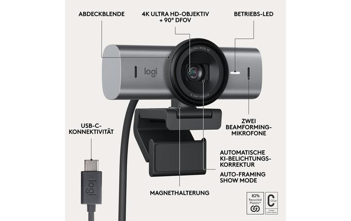 Actual product image Logitech MX Brio 705 for Business (8.50 Mpx)