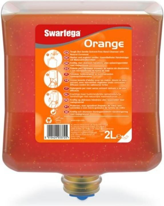 Deb Stoko Håndrens Swarfega Orange 2l patron SOR2LT - (2 liter pr. stk.) (Flüssigseife, 2000 ml)