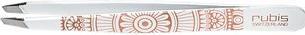Actual product image Rubis Pinzette Classic Mandala schräg weiss/rotgold