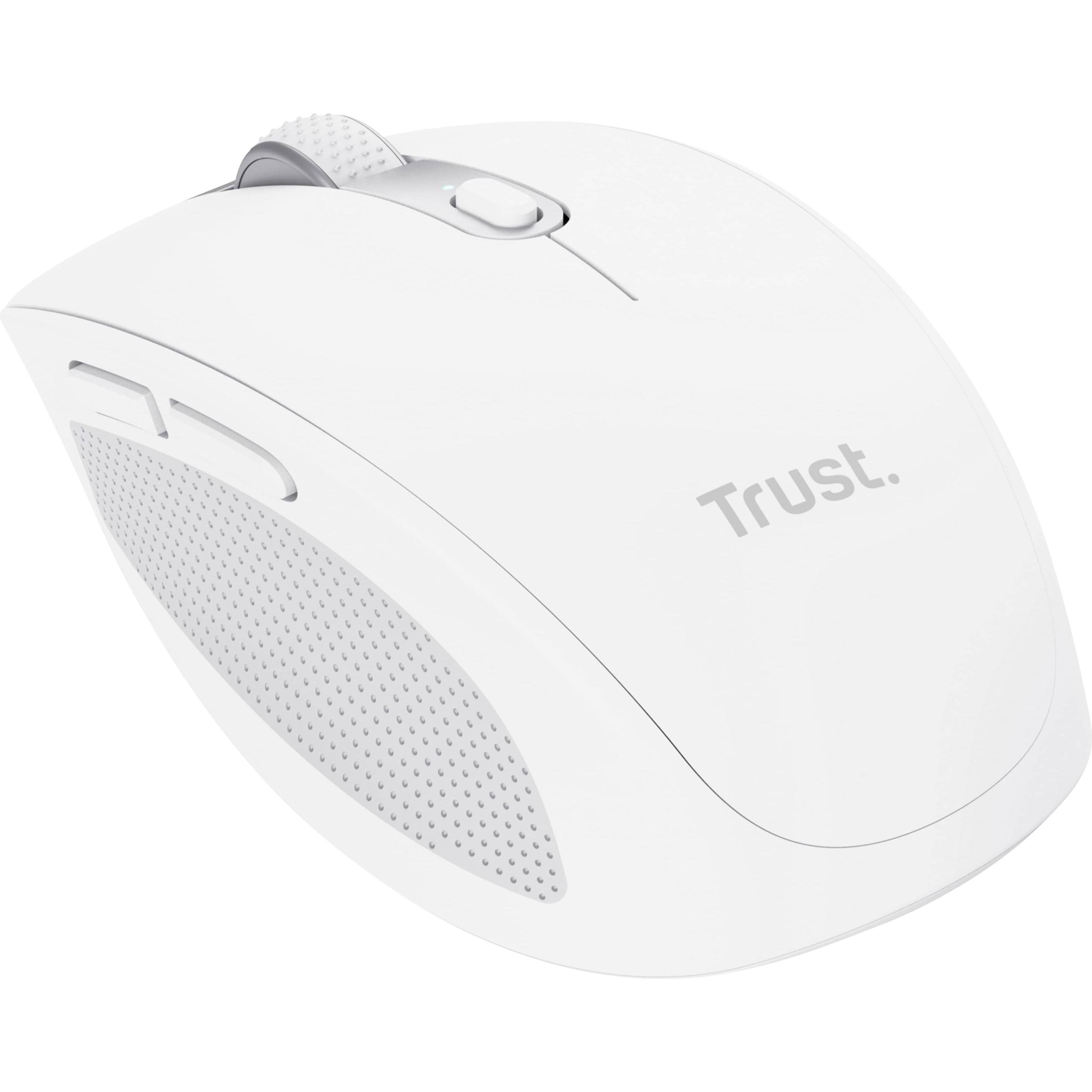 Thumbnail - Trust Ozaa Compact Wireless (Kabellos), Maus, Weiss