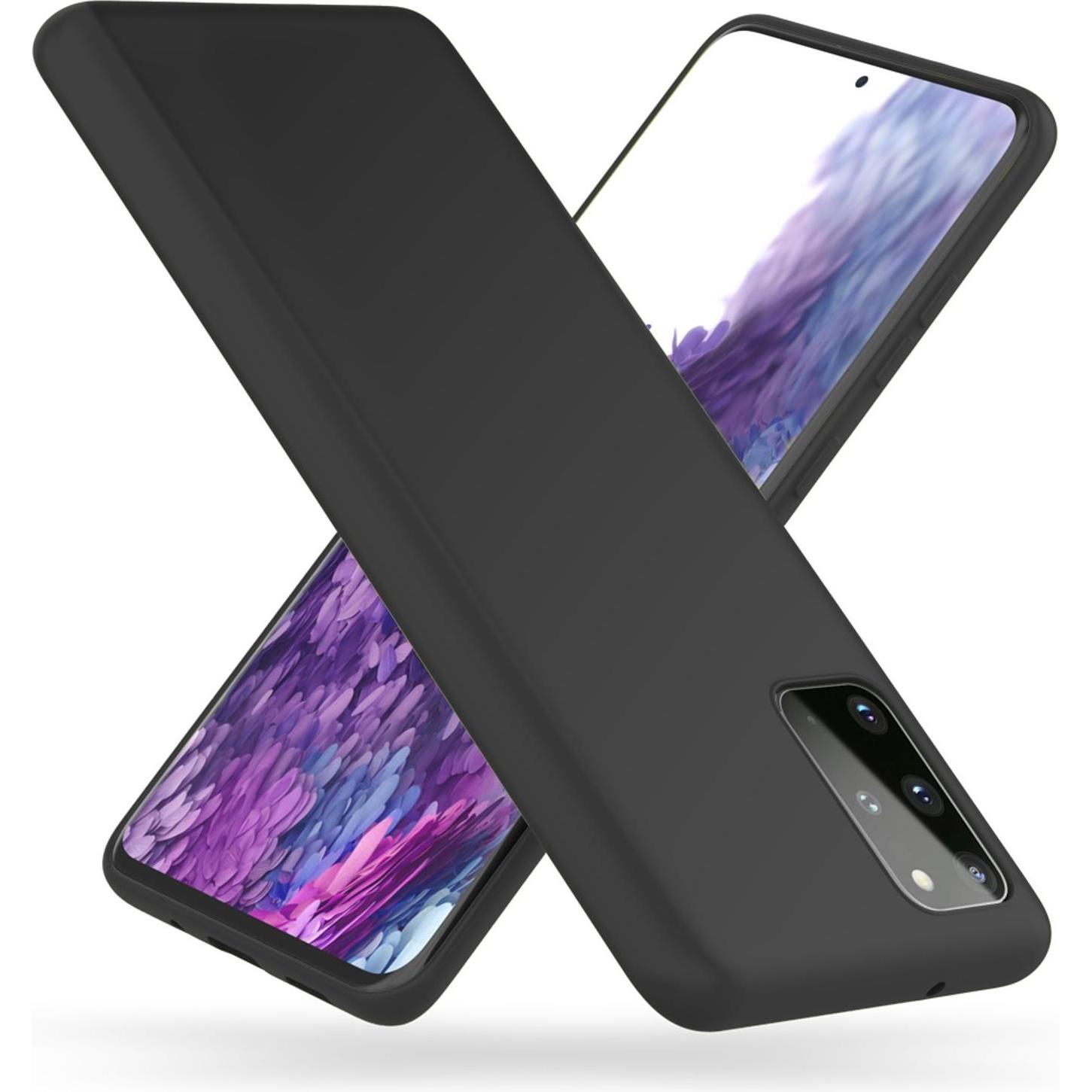 Nalia Handyhülle (Samsung Galaxy S20+), Smartphone Hülle, Schwarz