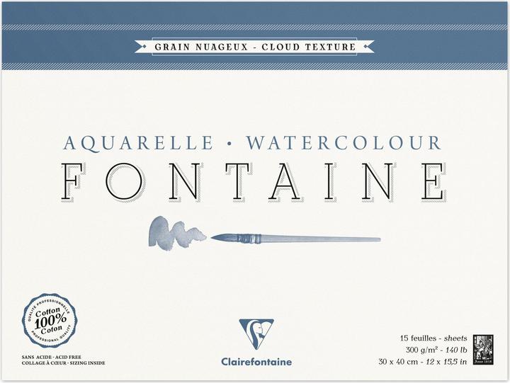 Immagine prodotto Clairefontaine Tecniche umide (300 g/m², 11 x)