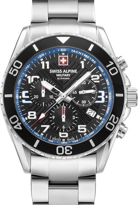 Produktbild Swiss Alpine Military 7029.9135 Raptor Chronograph 42mm 10ATM (Chronograph, 42 mm)