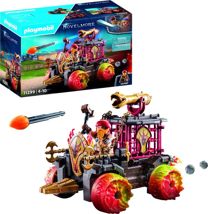 Actual product image Playmobil Burnham Raiders - Firefighting Wagon (71299, Playmobil Novelmore)