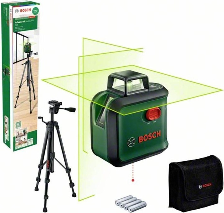4 batterie AA, Treppiede, Manicotto di stoccaggio