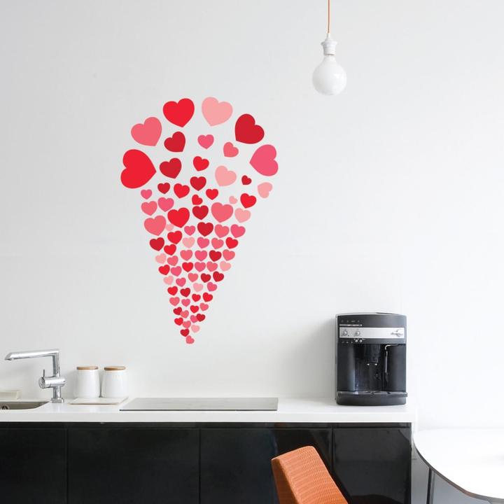 Actual product image Walplus Hearts (60 x 30 cm)