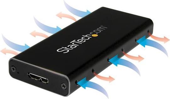 Produktbild StarTech M.2 SATA ENCLOSURE - W/ USB C (M.2, M.2 2230, M.2 2242, M.2 2260)