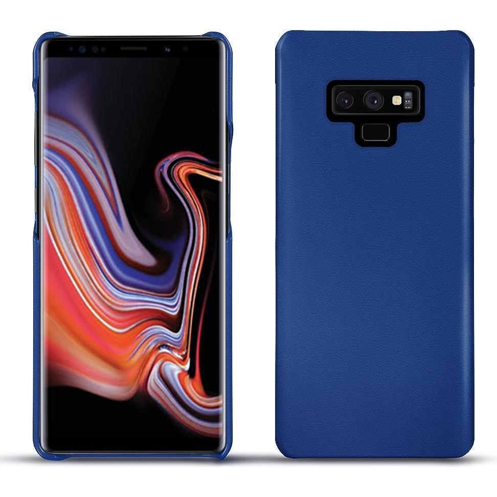 Noreve Lederschutzhülle (Samsung Galaxy Note 9), Smartphone Hülle, Blau