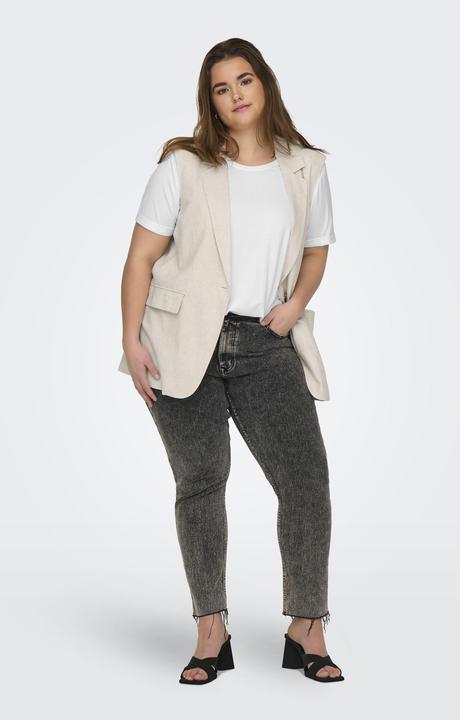 Actual product image Only Regular fit Round neck Folded cuffs T-shirt T-shirt (XL)