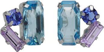 Image du produit Victoria Cruz - Sparkling silver earrings with crystals Inspire A4679-10HT