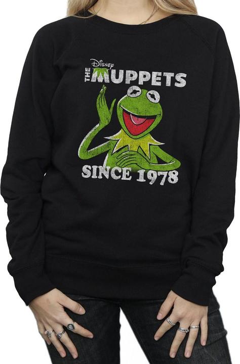 Actual product image Disney Womens/Ladies The Muppets Kermit Since 1978 Sweatshirt (L)