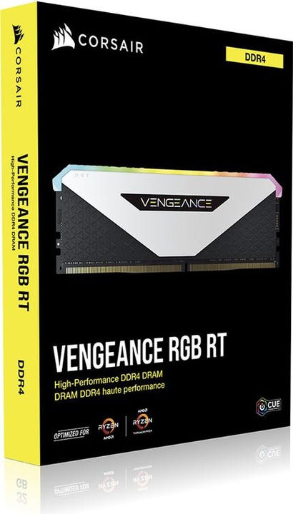 Image du produit Corsair Vengeance RGB RT (4 x 8GB, 3600 MHz, RAM DDR4, DIMM)