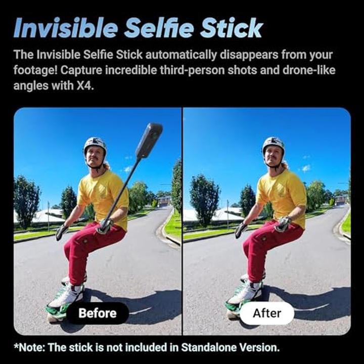 Actual product image Insta360 X4 Standard Bundle (30p, Bluetooth, Wi-Fi)