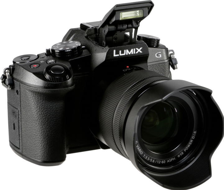 Actual product image Panasonic Lumix DMC-G80 + Lumix G Vario 12-60 mm/F3.5-5.6 asph. / Power OIS (12 - 60 mm, 16 Mpx, Micro Four Thirds)