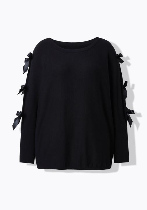 Produktbild Miamoda Pullover, bequeme Passform, Langarm mit Schleifen (58)