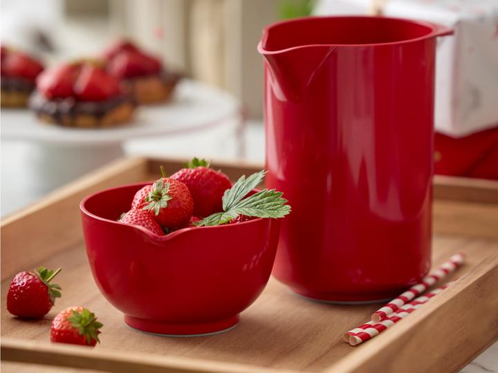 Actual product image Rosti NEW Classic mixing bowl 1.25 litre red (1250 ml)