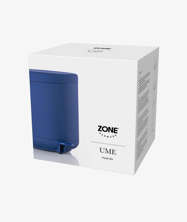 Image du produit Zone Denmark Poubelle à pédale Ume 4 l, Indigo (4 l)