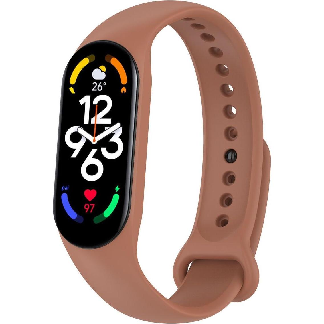 König Design Sport Ersatz Armband für Xiaomi Mi Band 5 7 6 NFC Amazfit Band 5 Loop Silikon (Silikon, Mi Band 5, Mi Band ...