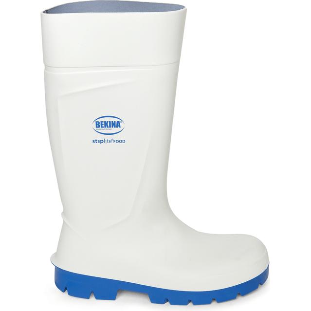 Bekina, Herren, Gummistiefel, P2100/1053-Z-48 Steplite Food O4 Werklaars Wit/Blauw, Mehrfarbig, (48)
