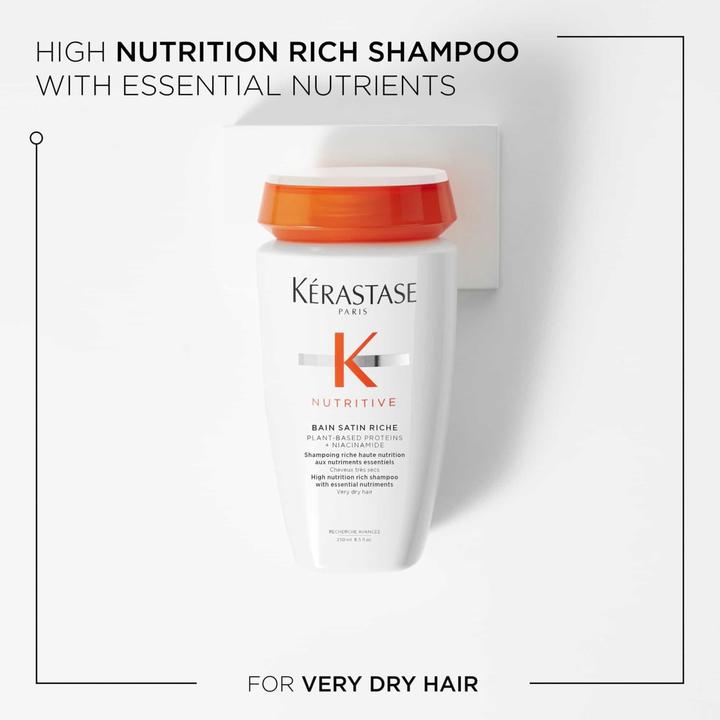 Image du produit Kérastase Kerastase Nutritive Bain Satin Riche (250 ml, Shampoing liquide)