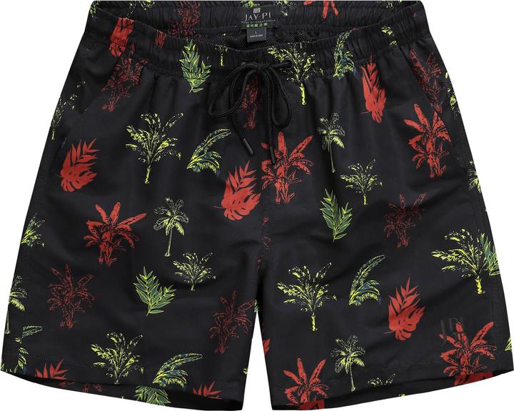 Actual product image Jay-Pi swim shorts, beachwear, elasticated waistband, floral print, up to 8 XL (XL)
