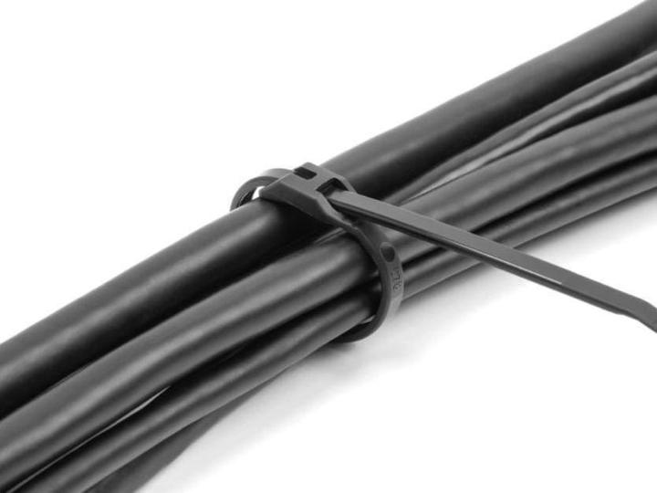 Immagine prodotto Delock Fascette con testa piatta L 110 x L 2,5 mm 100 pezzi nero (110 mm, 100 pz.)