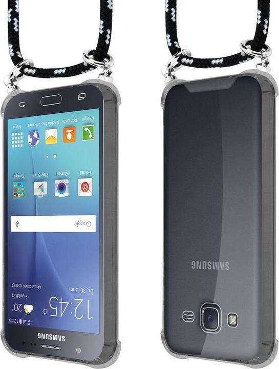 Produktbild Cadorabo TPU Handy Kette SILBER Cover