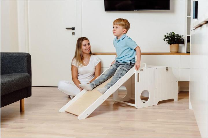 Image du produit Duck Woodworks Tour d'apprentissage pliable avec toboggan