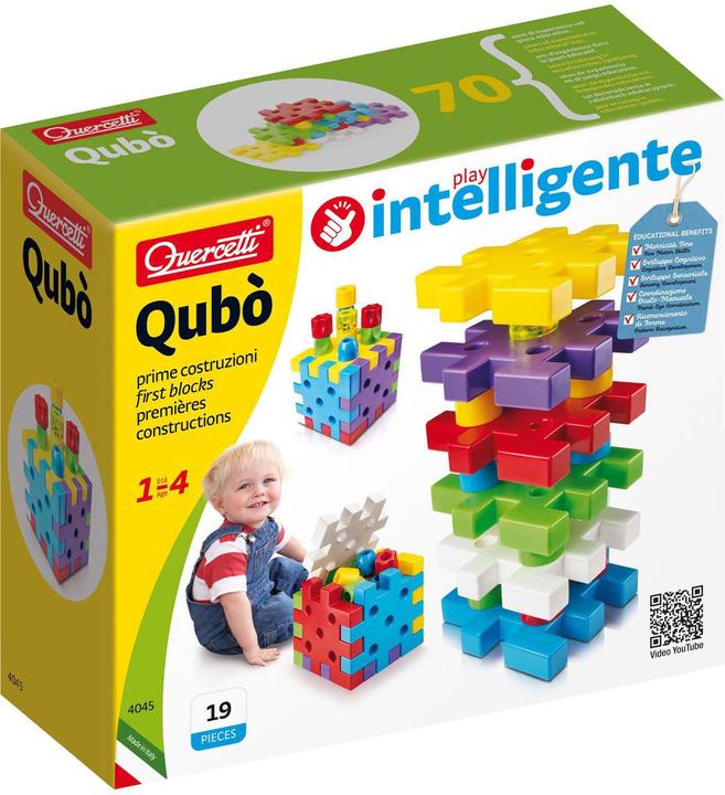 Quercetti Qubo eerste blokken