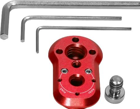 Kondor Blue Mini Lock Quick Release Plates for Professional Camera Workflows (Male Plate Only)(Cardi