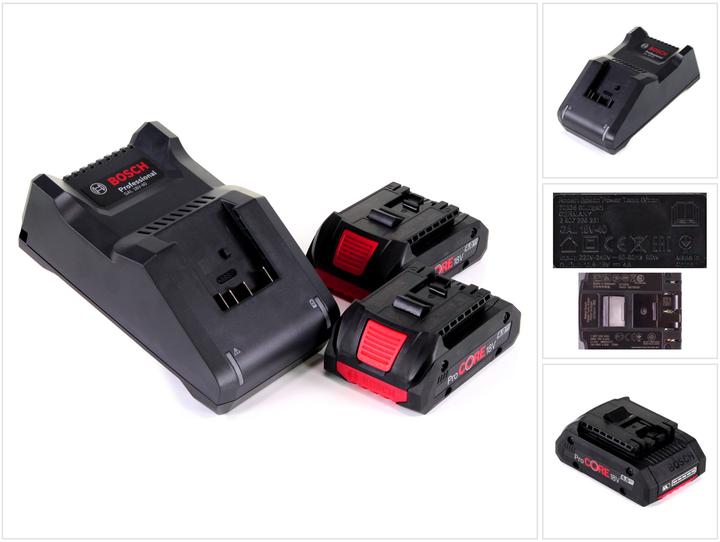 Image du produit Bosch Professional Kit de démarrage 2x4.0 Ah (18 V)