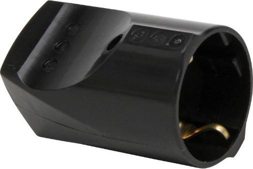 Produktbild Kopp Schukokupplung Schwarz (CEE 7/4)