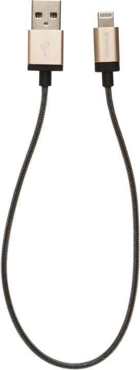 Image du produit Verbatim Câble Lightning - Or champagne - (0.30 m, USB 2.0)