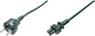 Actual product image Digitus ASSMANN power cable CEE 7/7 (type-F) - C5 St/Bu 0 75m H05VV-F3G 0.75qmm sw (0.75 m)