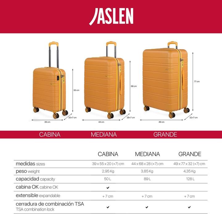Actual product image Jaslen Medium Trolley Suitcase