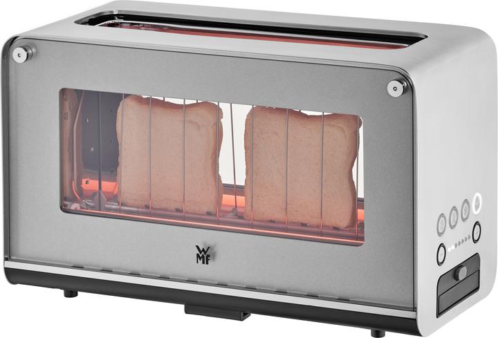 Produktbild WMF Lono Glas-Toaster mit Brötchenaufsatz