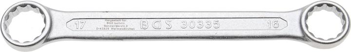 Image du produit BGS Clé polygonales double embouts extra plate 16 x 17 mm (16 mm, 17 mm)