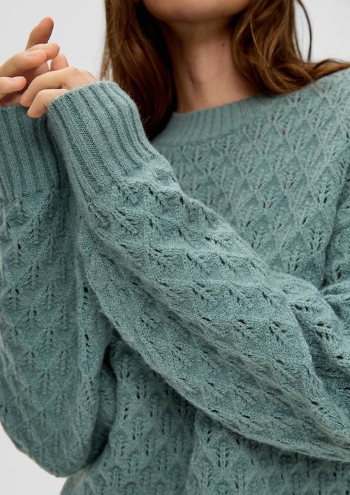 Actual product image s.Oliver Strickpullover Pullover mit Strickmuster (M)