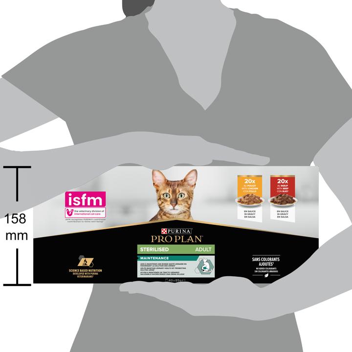 Produktbild Pro Plan Sterilised Maintenance (Adult, 40 Stk., 3400 g)