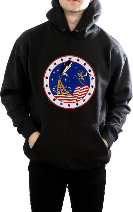Immagine prodotto Nasa Classic Rocket 76 Felpa con Cappuccio Uomo (XXL)