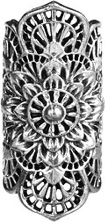 Immagine prodotto Star Piercing Cuffia per orecchio con fiore d'argento (Ottone)