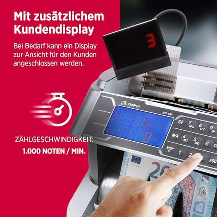 Produktbild Olympia NC 455, 300 notes (Geldscheinprüfer)