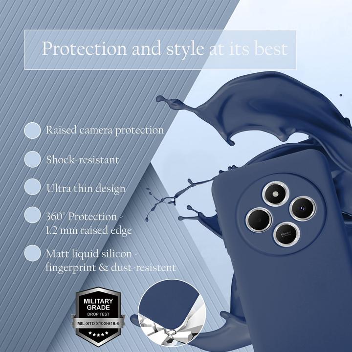 Image du produit Cadorabo Coque pour Xiaomi RedMi 14C TPU Liquid Silicone Case (Xiaomi Redmi 14C)