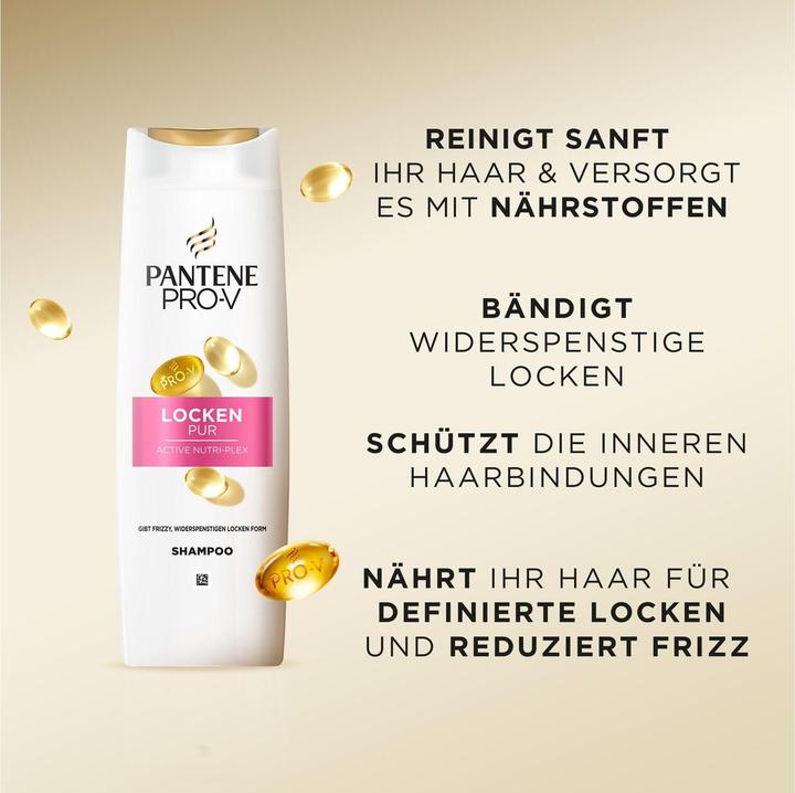 Produktbild Pantene Locken Pur (300 ml, Flüssiges Shampoo)