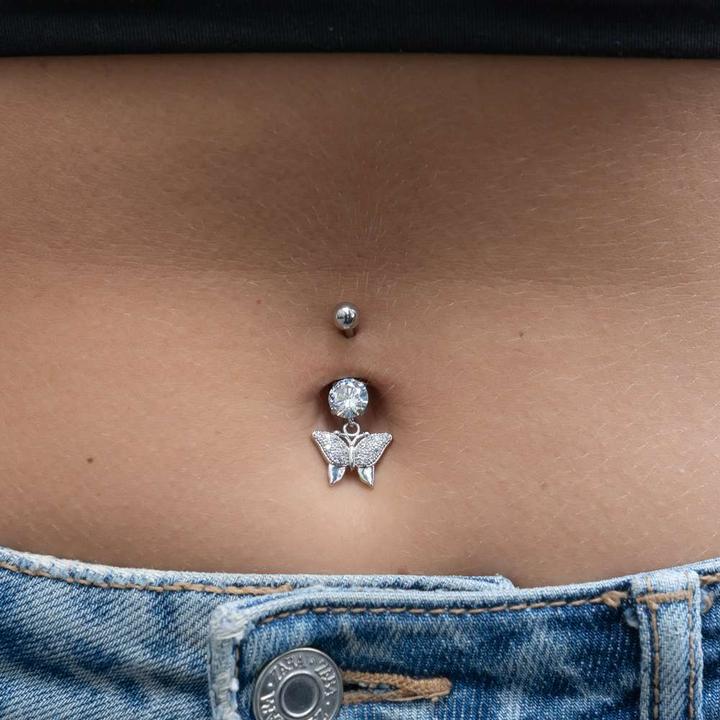 Image du produit Bijouteria Piercing nombril (Zircone, Acier chirurgical 316L)