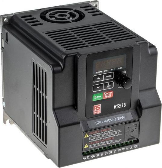 RS PRO Inverter Drive, 3 Phase, 2.2kW, 5.2A
