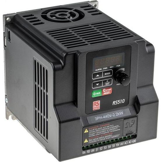 RS PRO, Convertitore di frequenza, Inverter Drive, 3 Phase, 2.2kW, 5.2A
