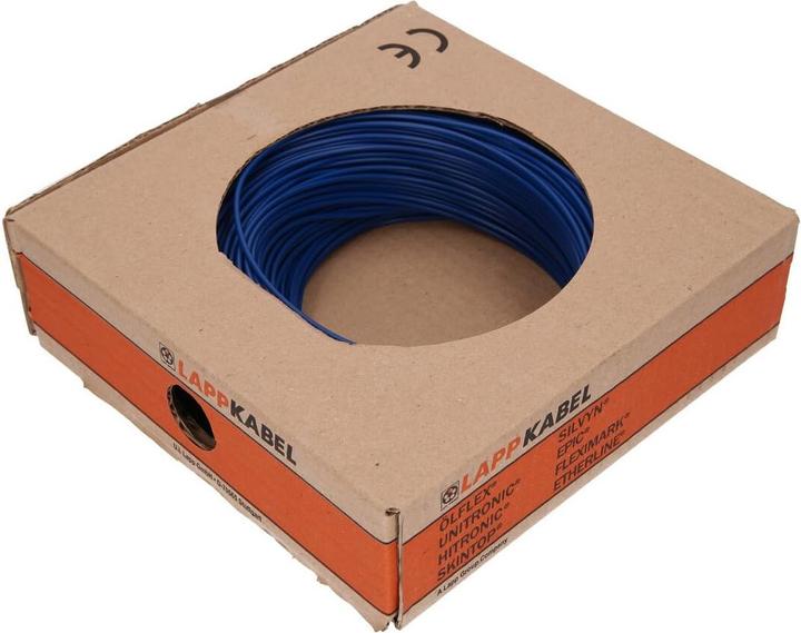 Produktbild Lapp Litze, 0.50 mm², dunkelblau Kupferlitze blank, feindrähtig PVC (100 m)