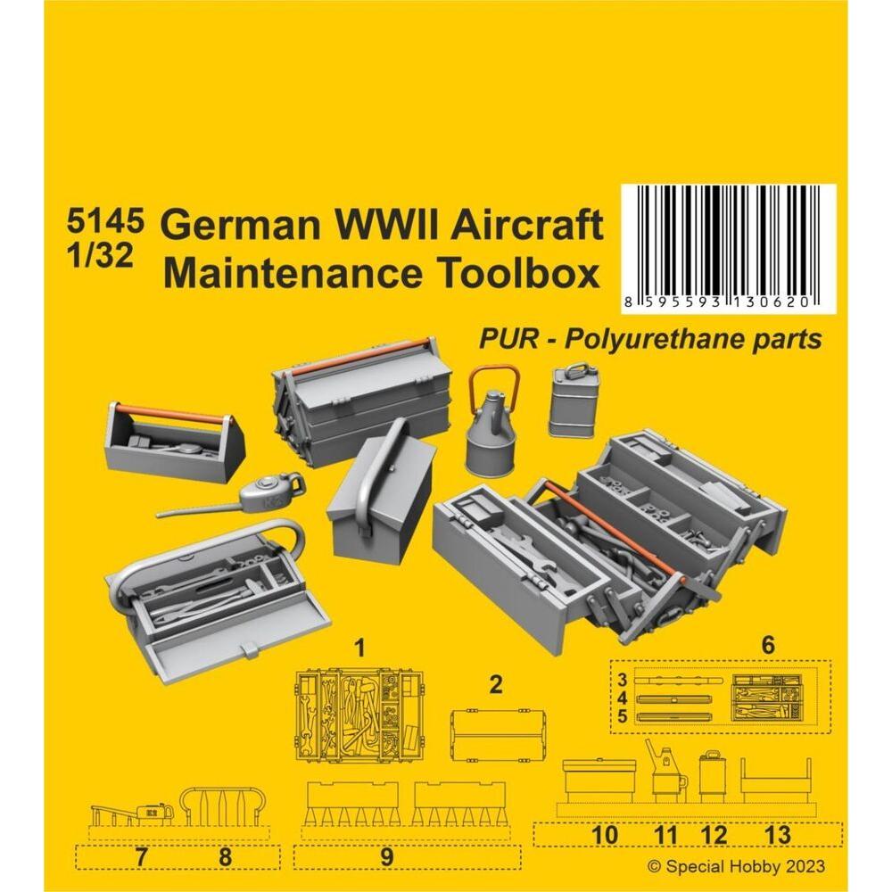 CMK German WWII Aircraft Maintenance Toolbox 1/32